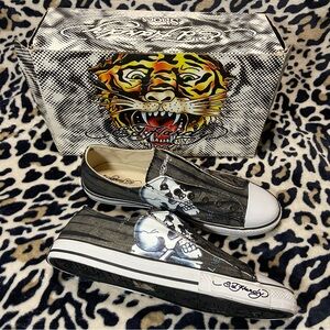 ‼️SOLD‼️ ED HARDY mens 13 slip-on sneakers toddler